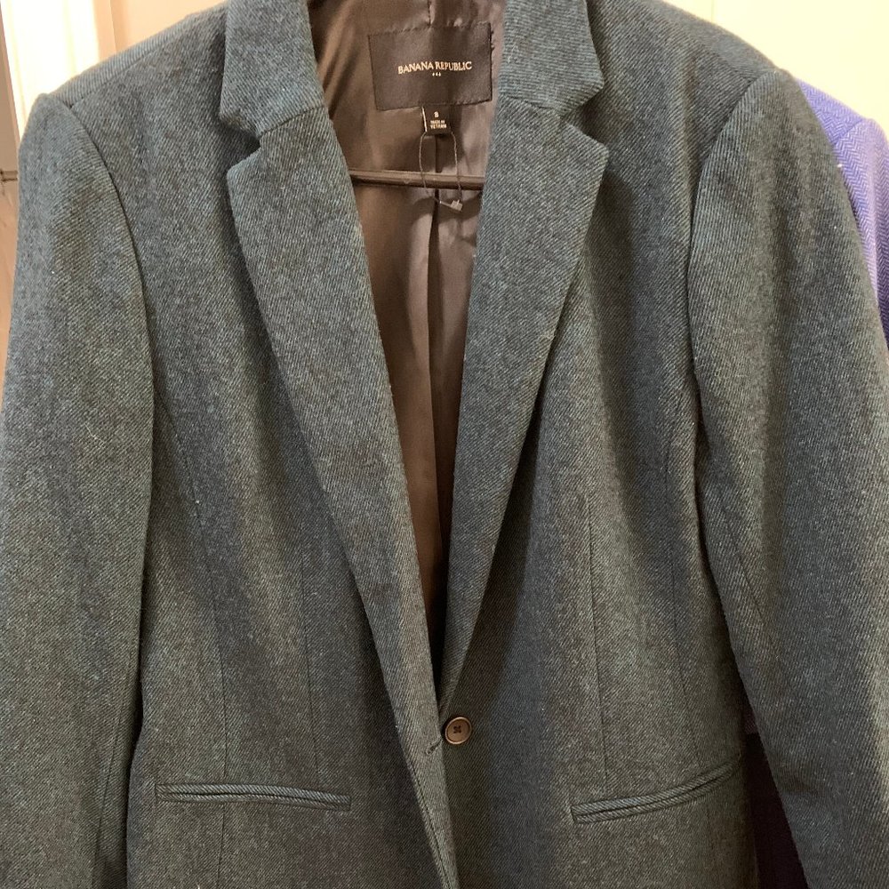 Banana Republic Wool Knit Blazer